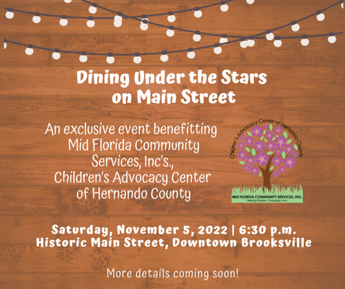 2022 Dining Under the Stars Save the Date